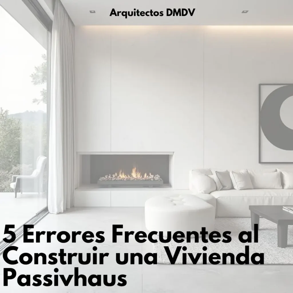 errores frecuentes passivhaus. Arquitectos DMDV