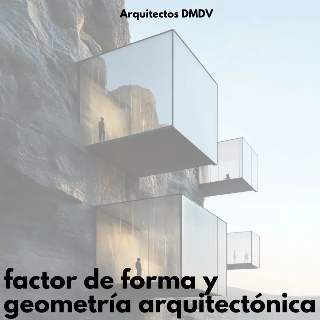 factor de forma y geometria arquitectonica Arquitectos DMDV