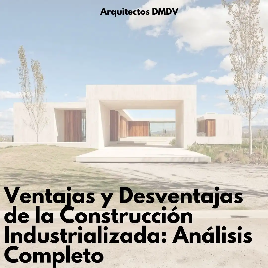 ventajas y desventajas construccion industrializada Arquitectos DMDV