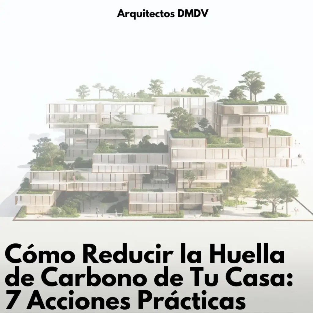 como reducir la huella de carbono Arquitectos DMDV
